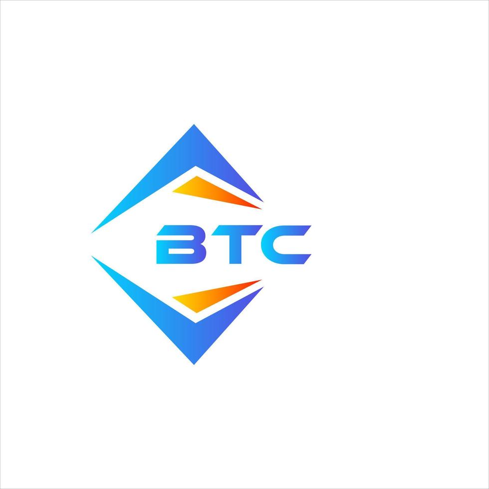 btc abstract technologie logo ontwerp Aan wit achtergrond. btc creatief initialen brief logo concept. vector