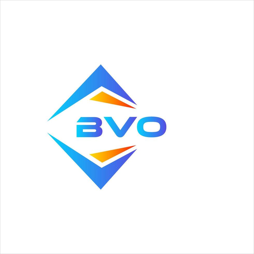 bvo abstract technologie logo ontwerp Aan wit achtergrond. bvo creatief initialen brief logo concept. vector