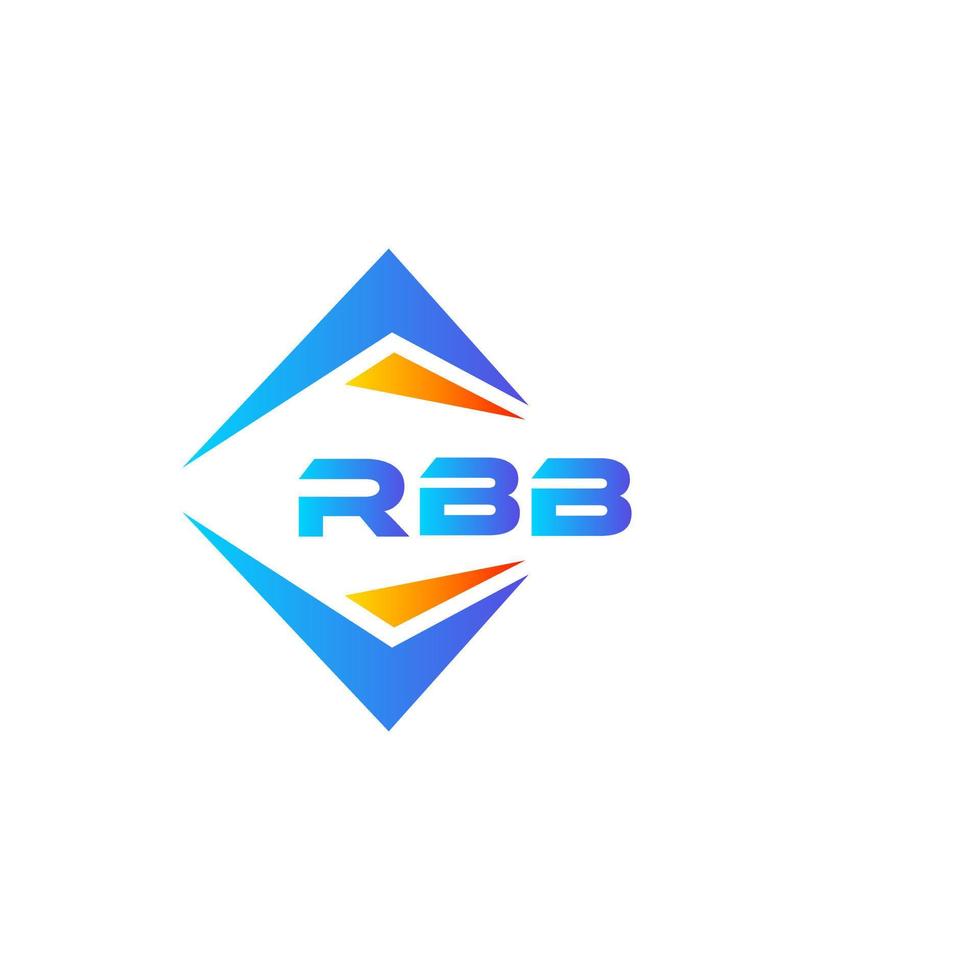 rbb abstract technologie logo ontwerp Aan wit achtergrond. rbb creatief initialen brief logo concept. vector