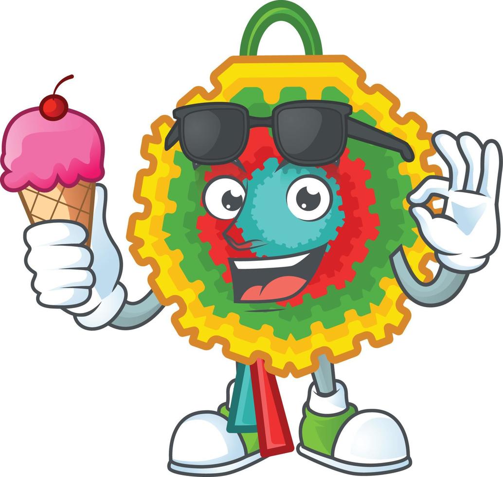 pinata tekenfilm mascotte stijl vector