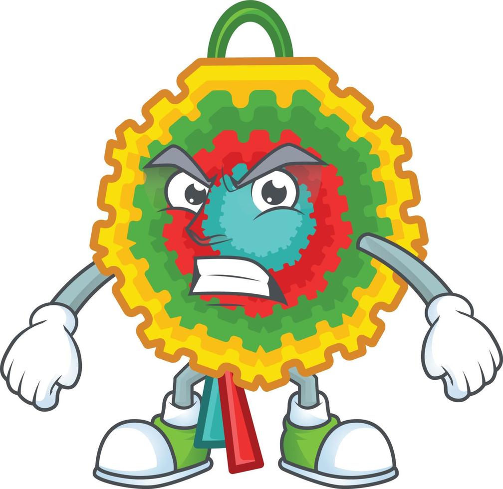 pinata tekenfilm mascotte stijl vector