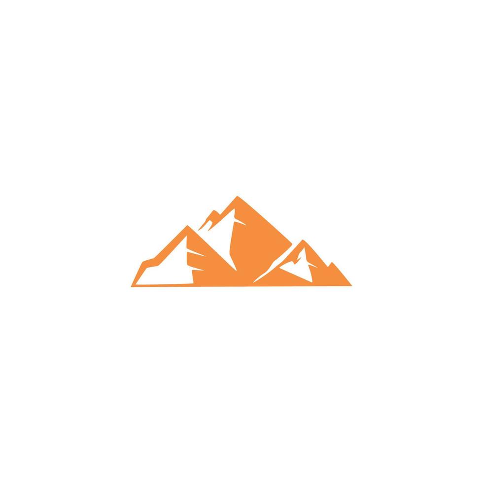 berg logo ontwerp, berg visie logo vector