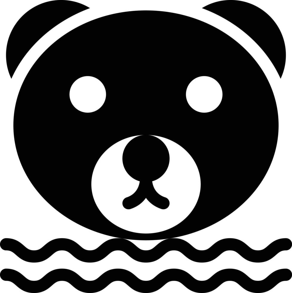 teddy beer water vector illustratie Aan een achtergrond.premium kwaliteit symbolen.vector pictogrammen voor concept en grafisch ontwerp.