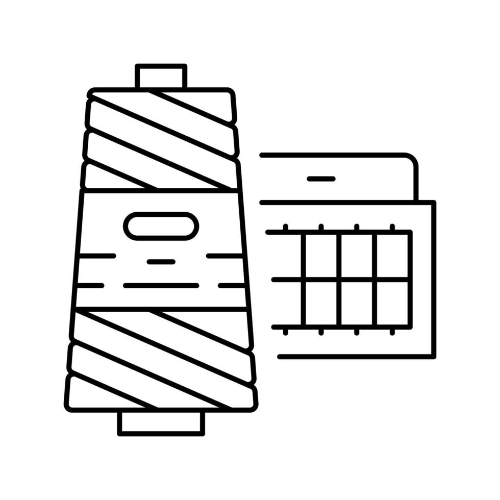 draad accessoire lijn pictogram vectorillustratie vector