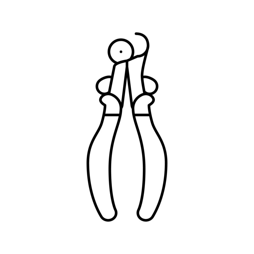 apparatuur sieraden lijn pictogram vectorillustratie vector