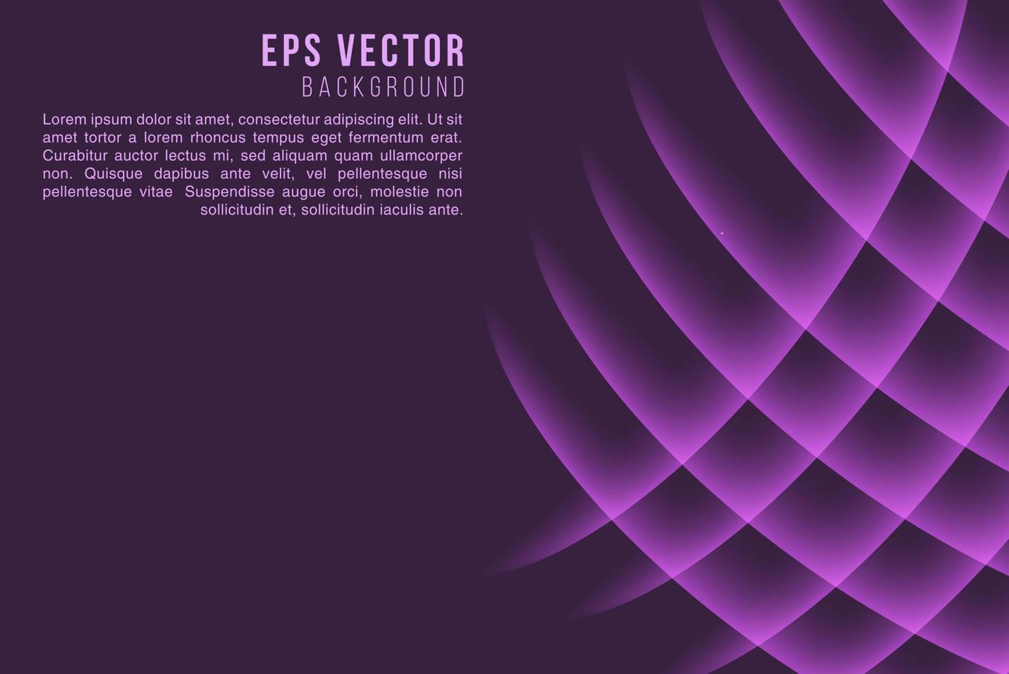 minimaal meetkundig Aan donker Purper achtergrond. dynamisch vormen samenstelling. eps10 vector. vector