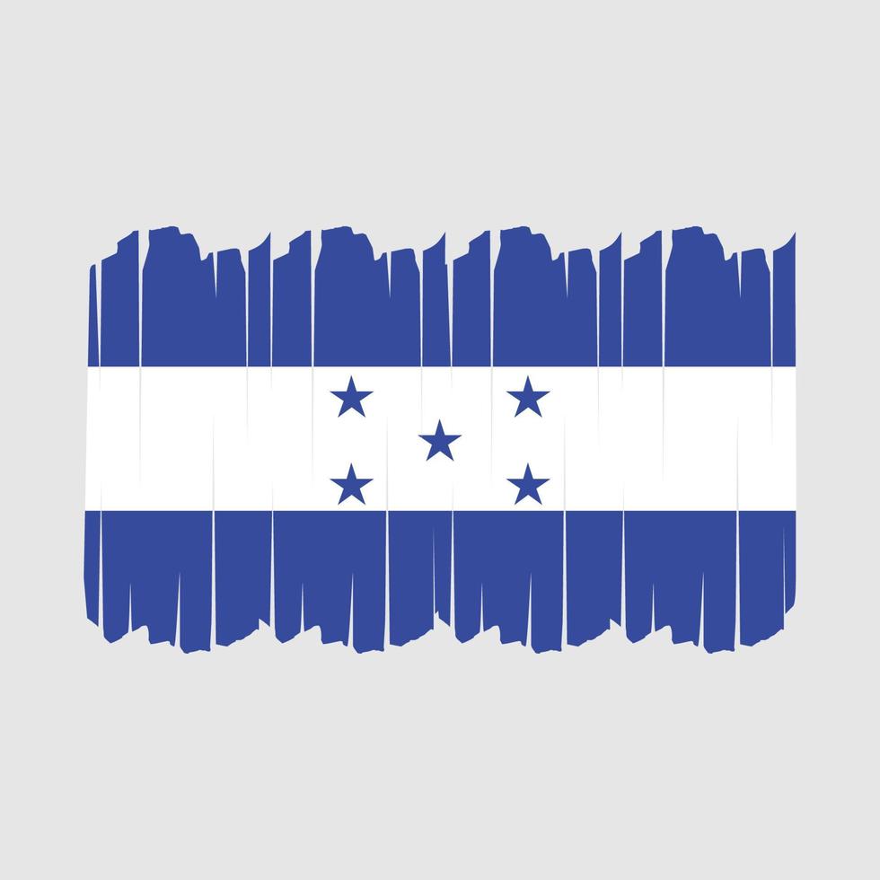 honduras vlag penseelstreken vector