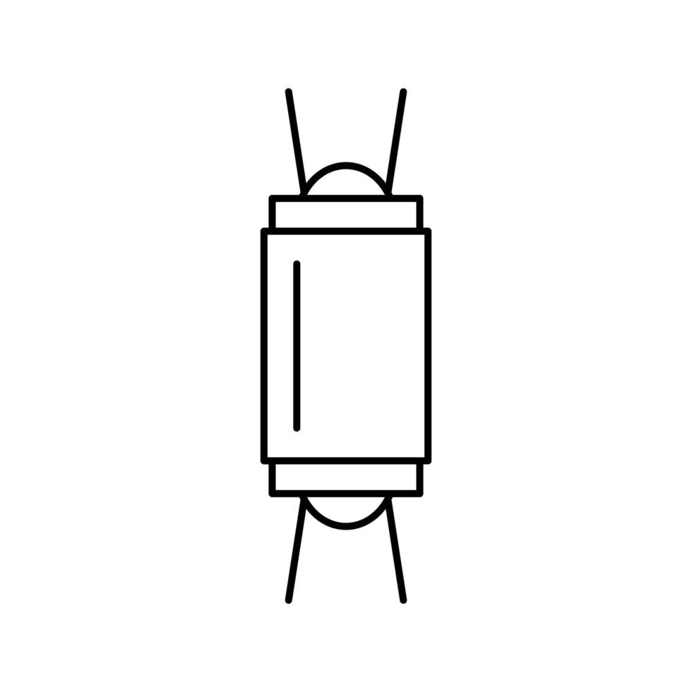 lamp apparatuur verlichting lijn pictogram vectorillustratie vector