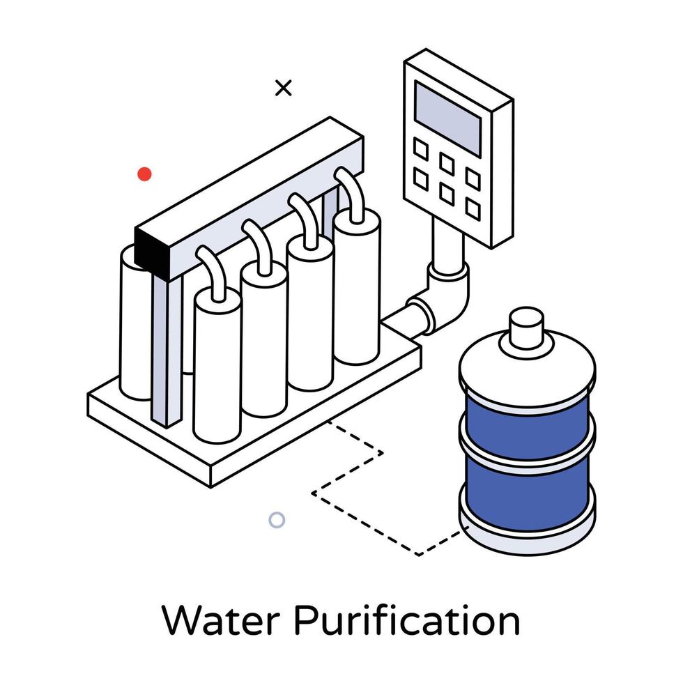 modieus water Zuivering vector