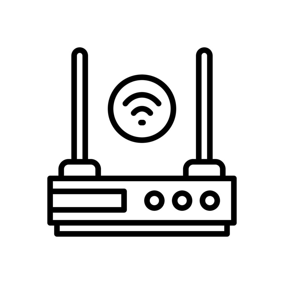 router icoon voor uw website ontwerp, logo, mobiel ontwerp, en presentatie. vector