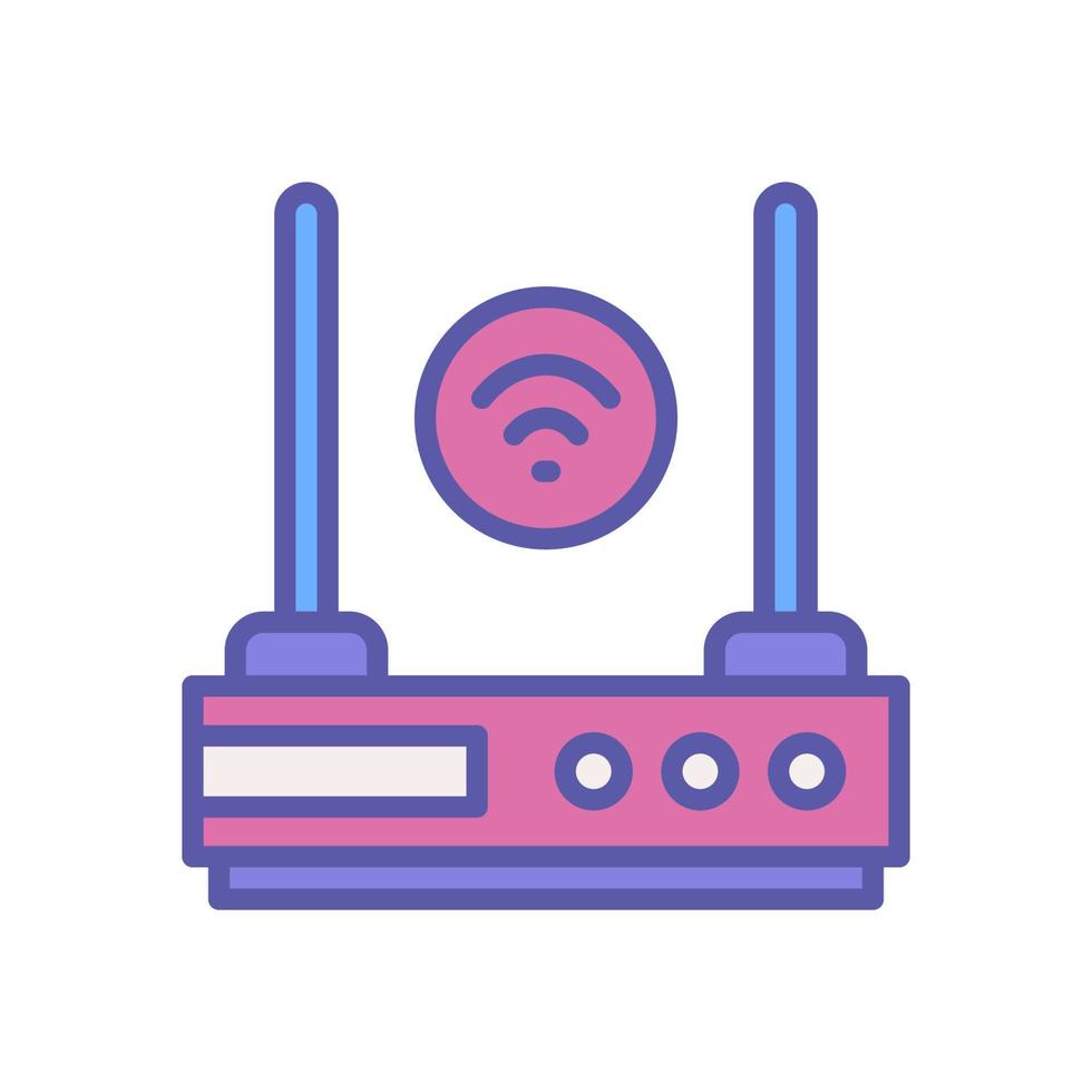 router icoon voor uw website ontwerp, logo, mobiel ontwerp, en presentatie. vector