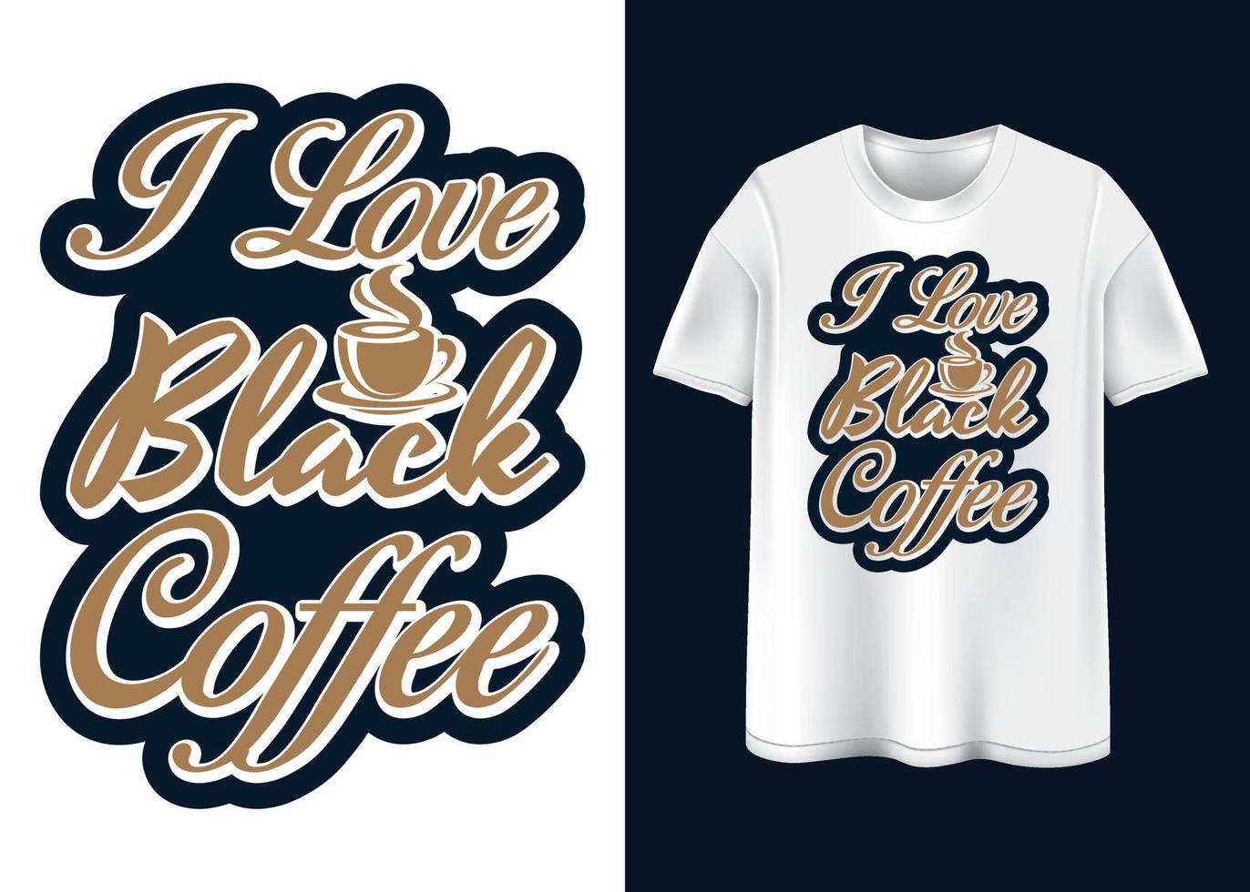 koffie t-shirt ontwerp vector