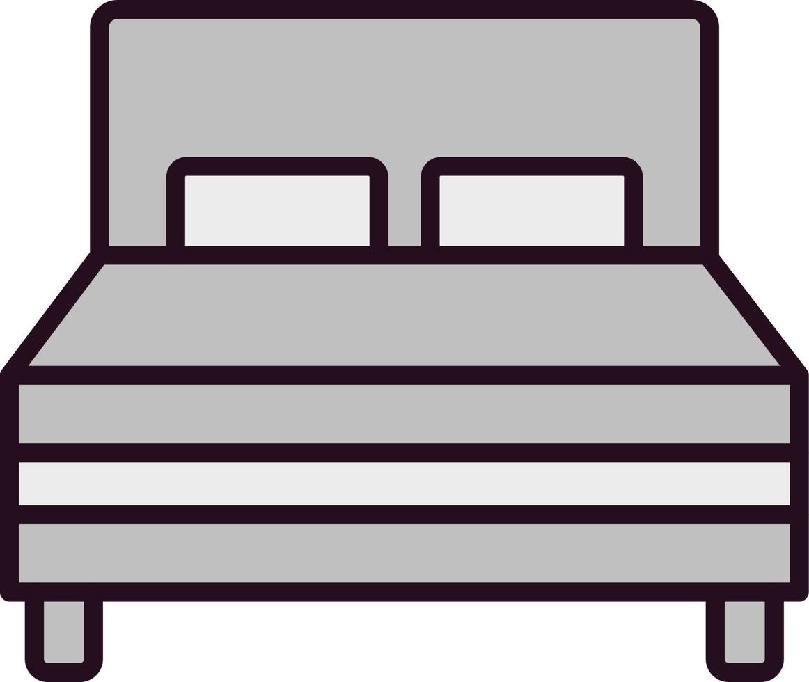 bed vector icoon