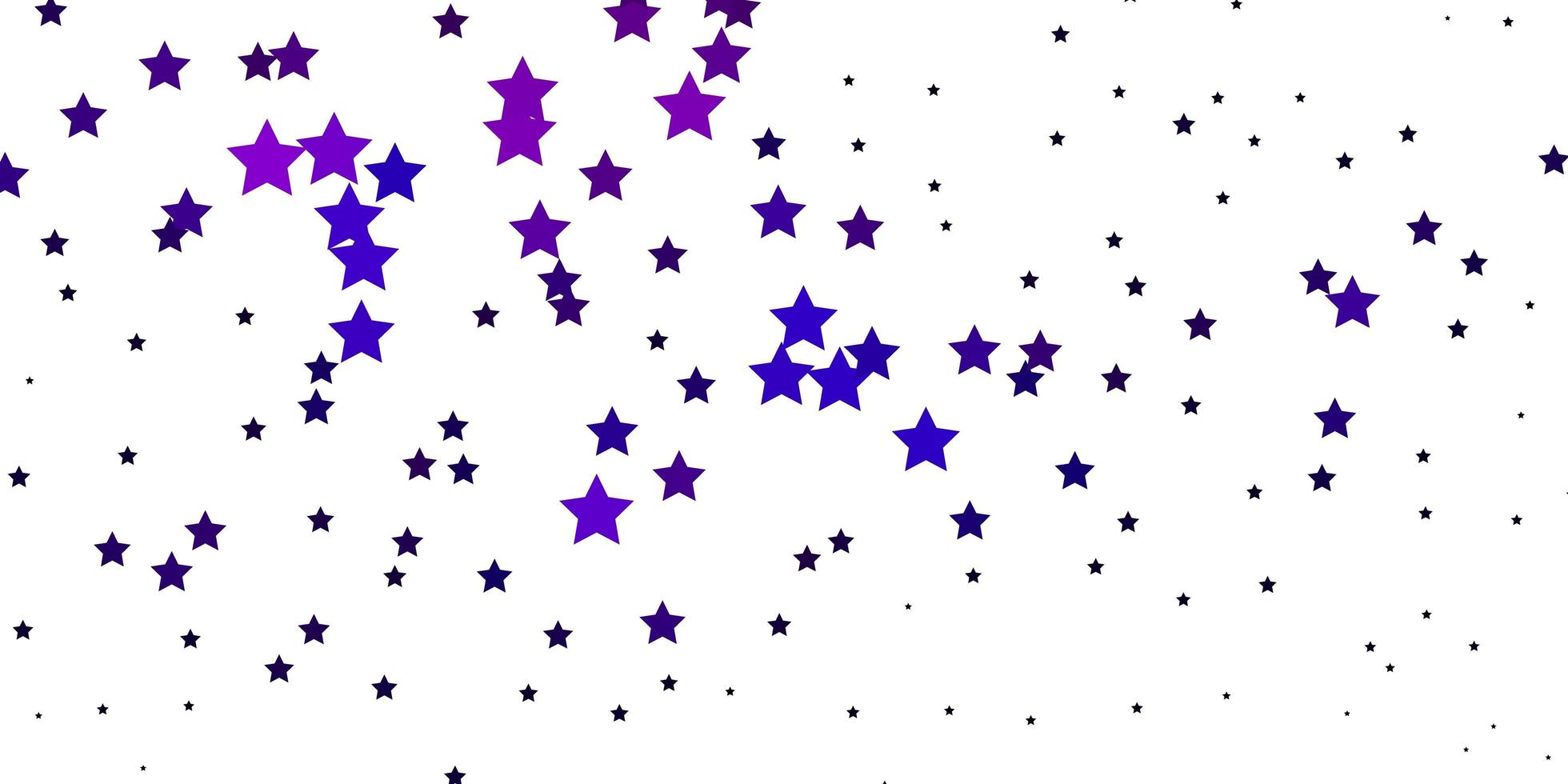 donkerroze vectorpatroon met abstracte sterren. vector
