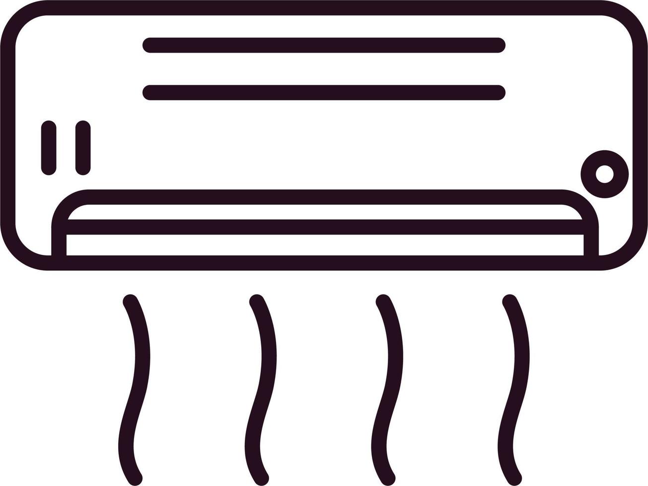 airconditioner vector pictogram