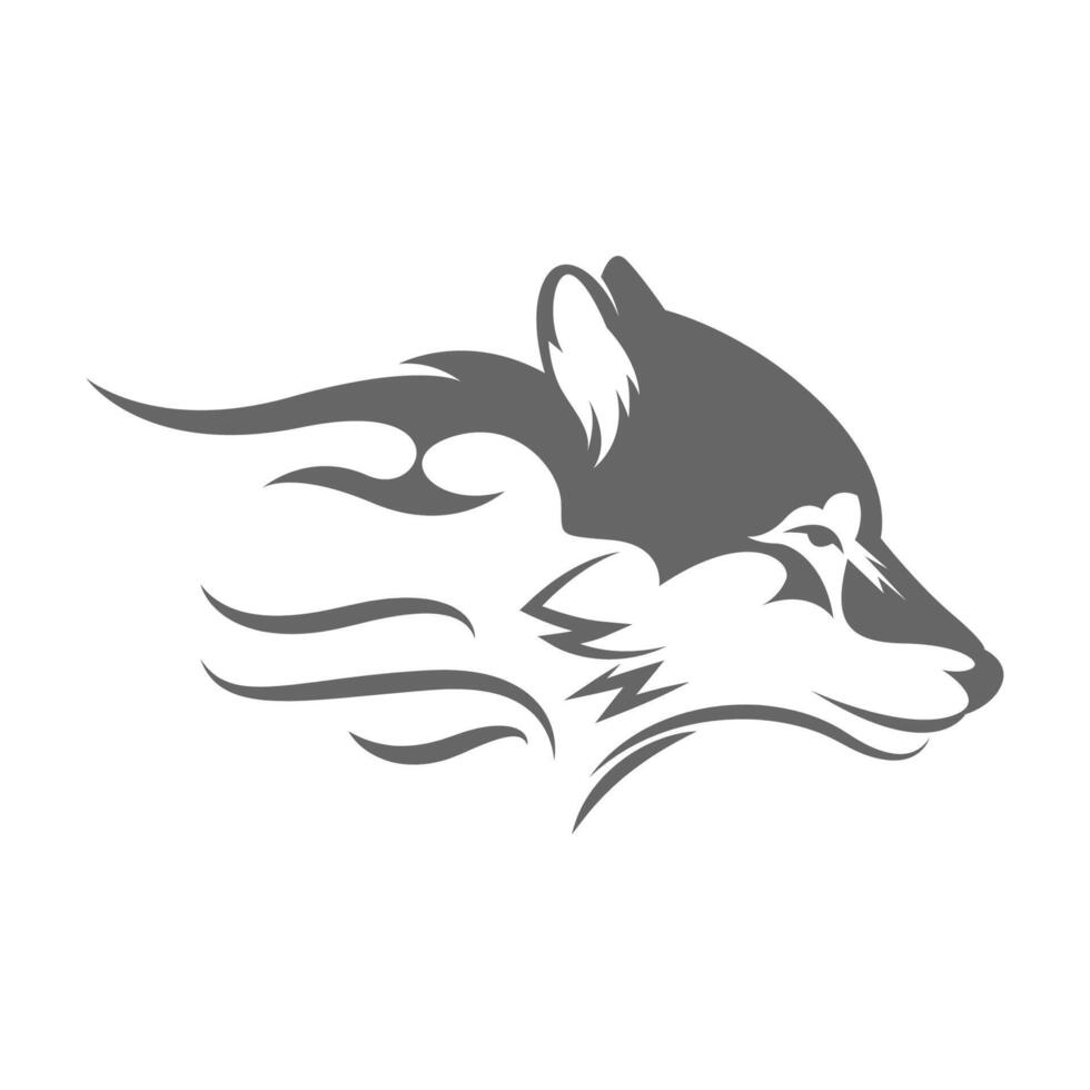 wolf logo icoon ontwerp vector