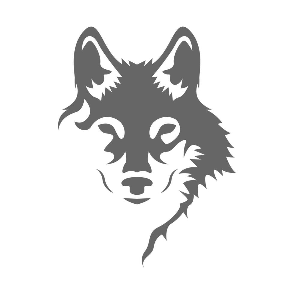 wolf logo icoon ontwerp vector