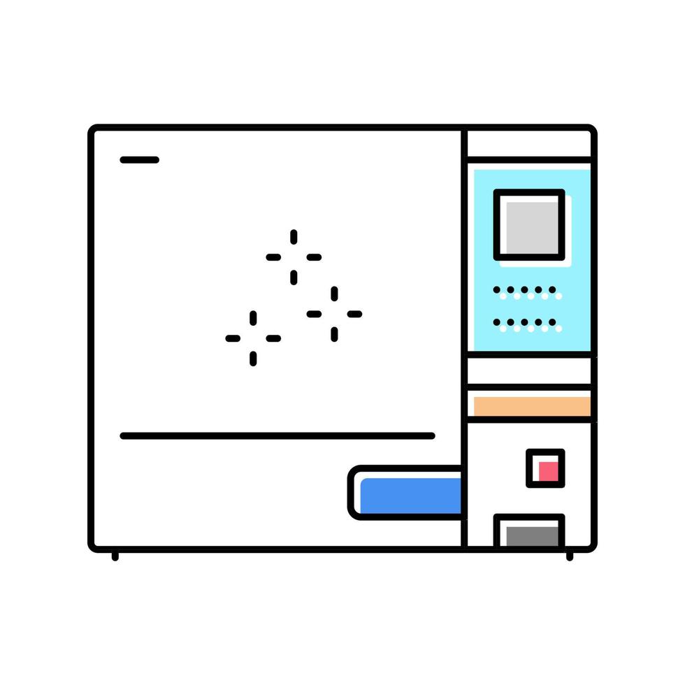 uitrusting voor steriel medisch gereedschap kleur icoon vector illustrati