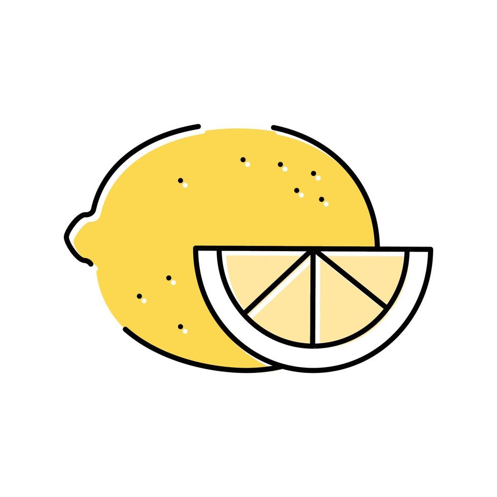 citrus aromatherapie kleur pictogram vector geïsoleerde illustratie