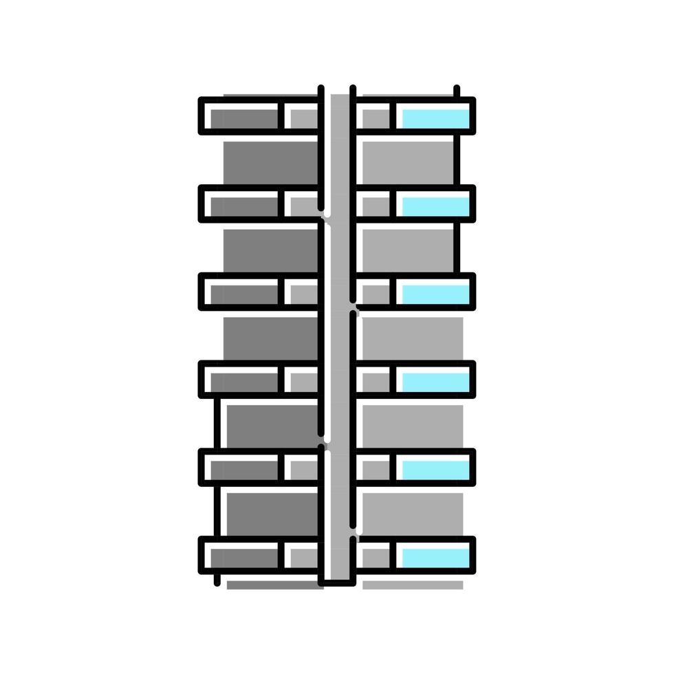 misvormde wapening kleur pictogram vectorillustratie vector