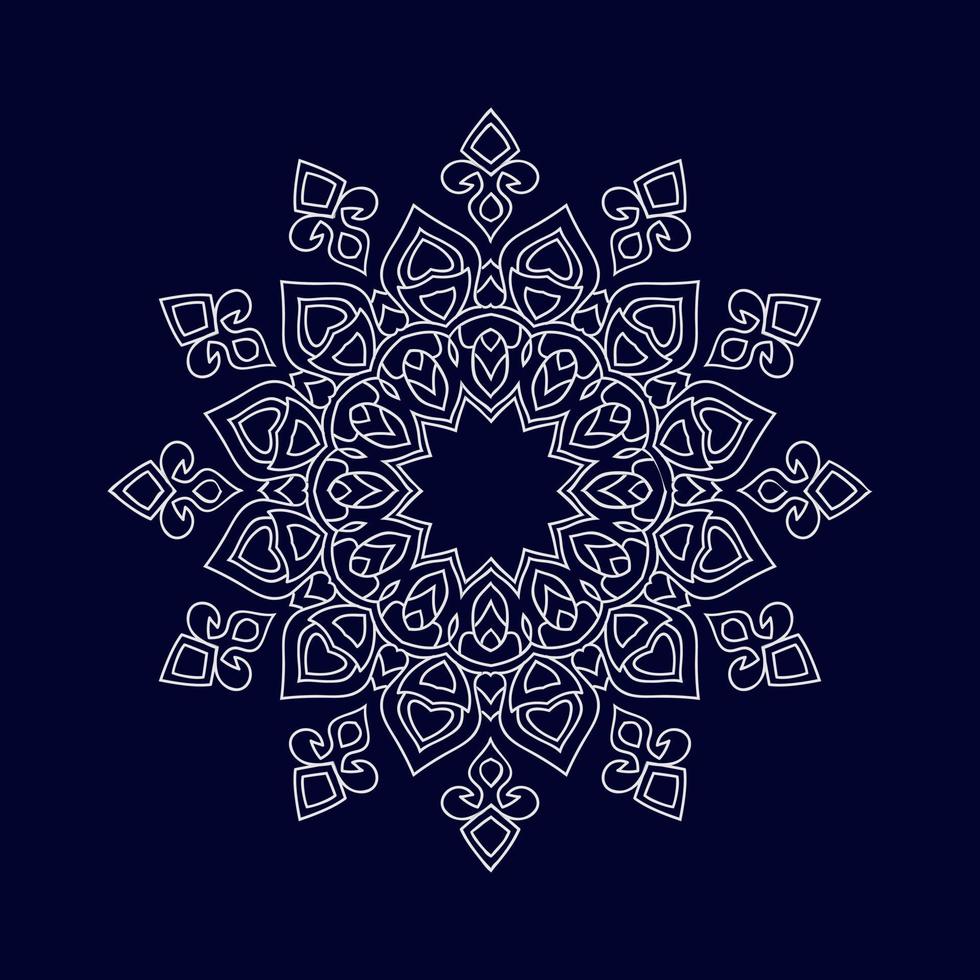 mandala patroon ontwerp achtergrond vector illustratie