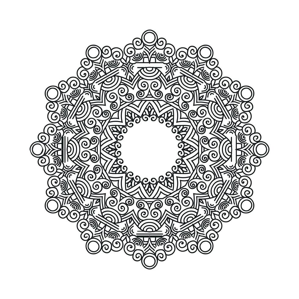 bloem mandala achtergrond ontwerp vector illustratie