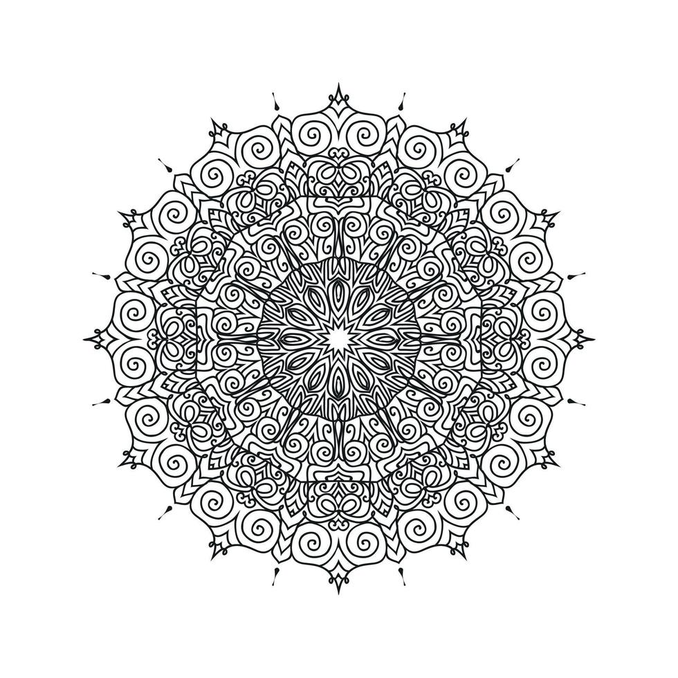 mandala vector patroon ontwerp achtergrond