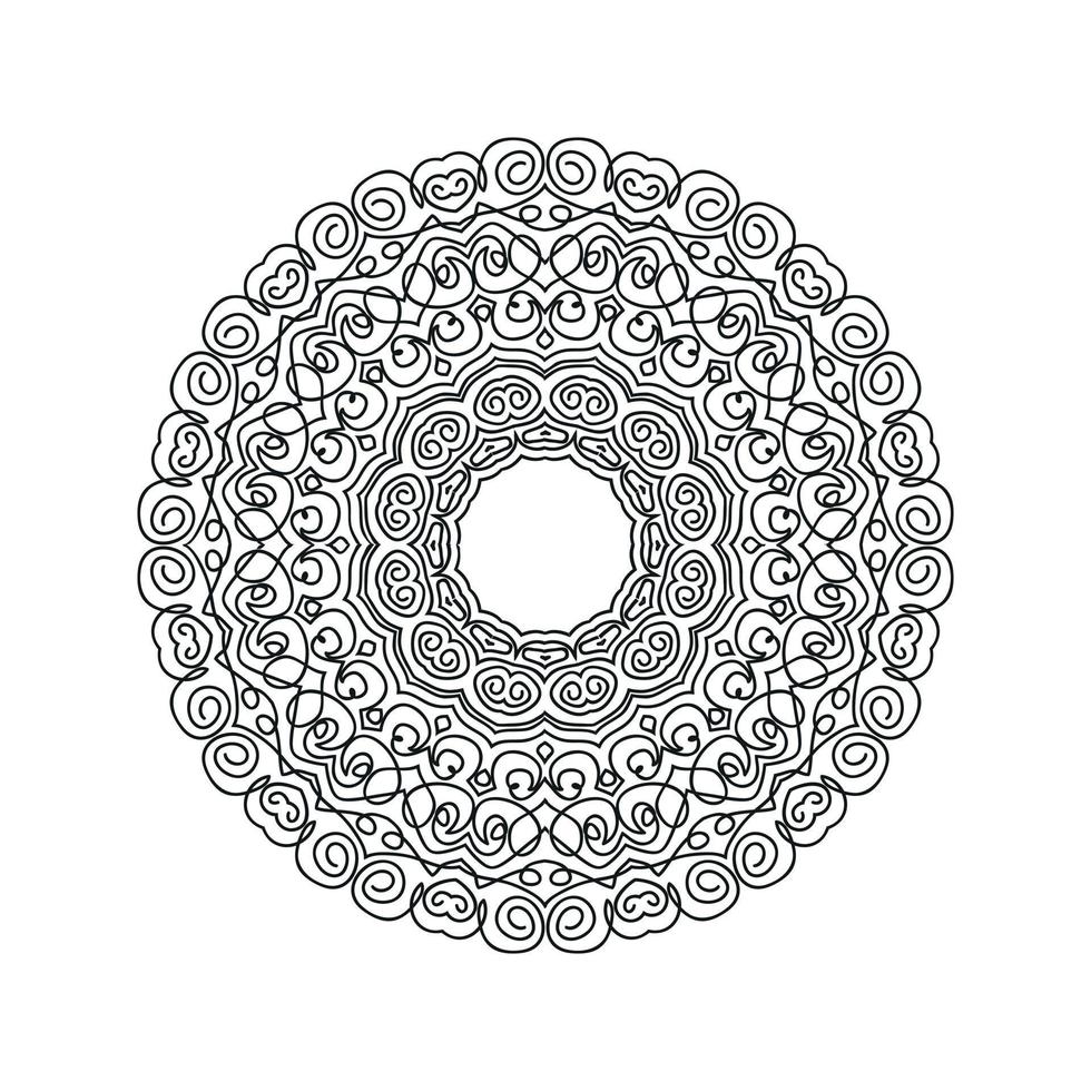 mandala patroon ontwerp achtergrond vector illustratie