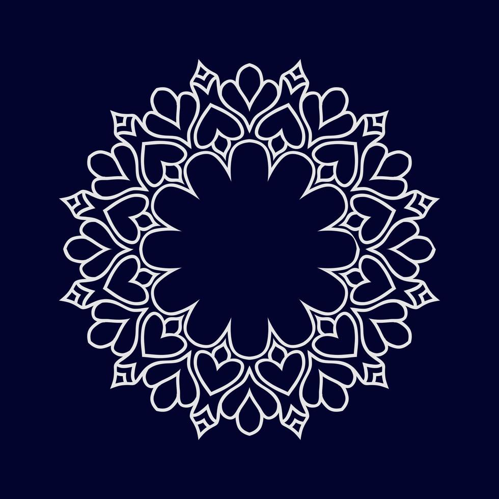 Islamitisch mandala achtergrond vector illustratie