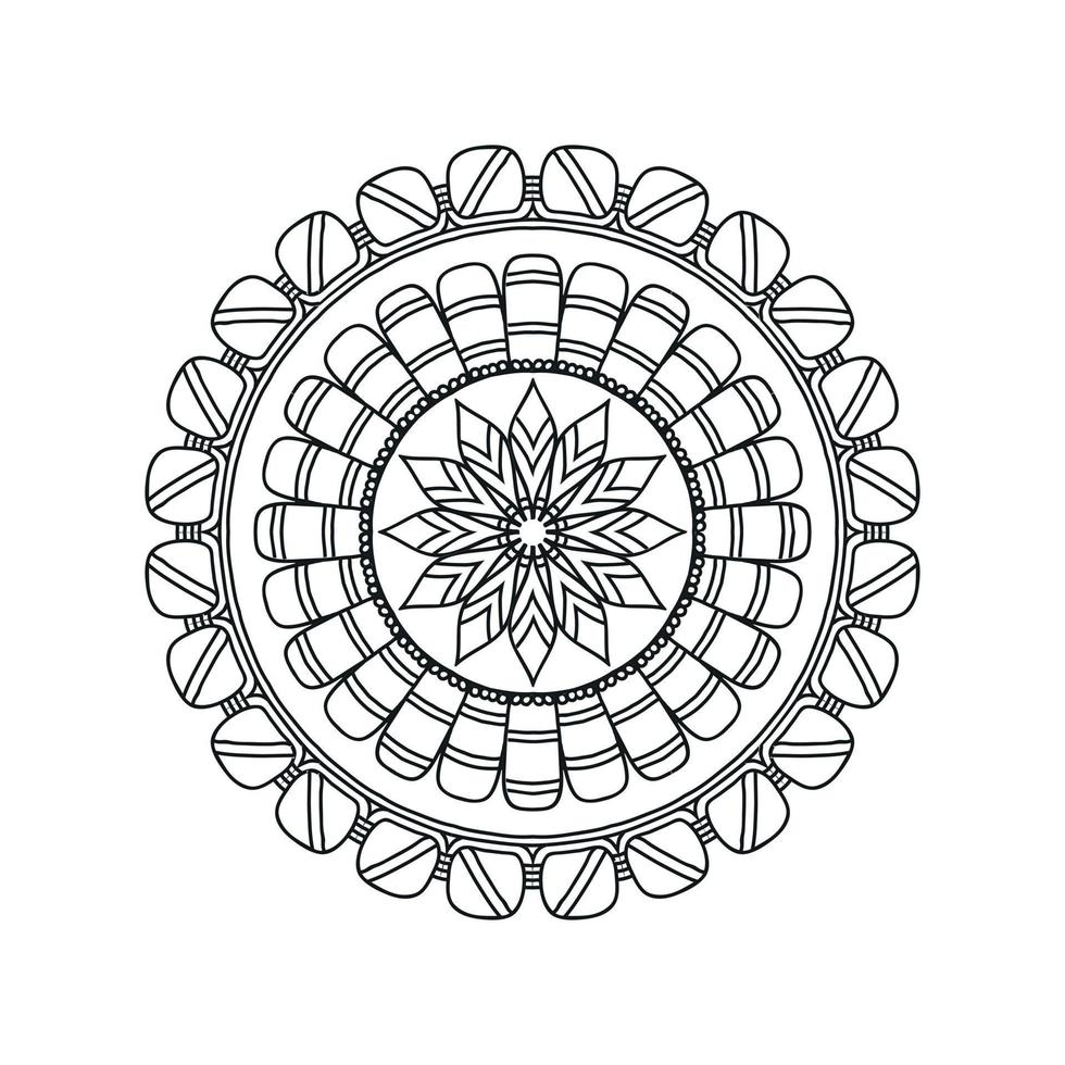 mandala achtergrond ontwerp vector illustratie