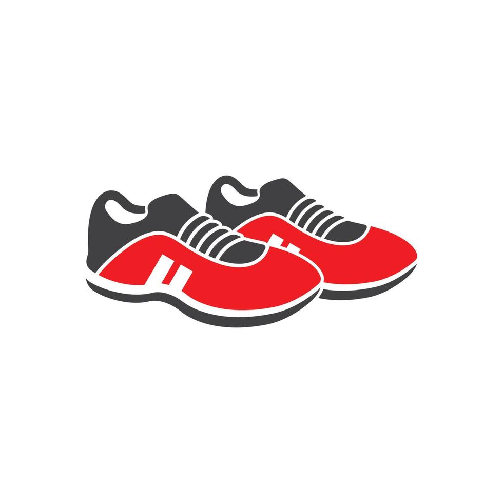 sport schoenen icoon logo vector illustratie ontwerp