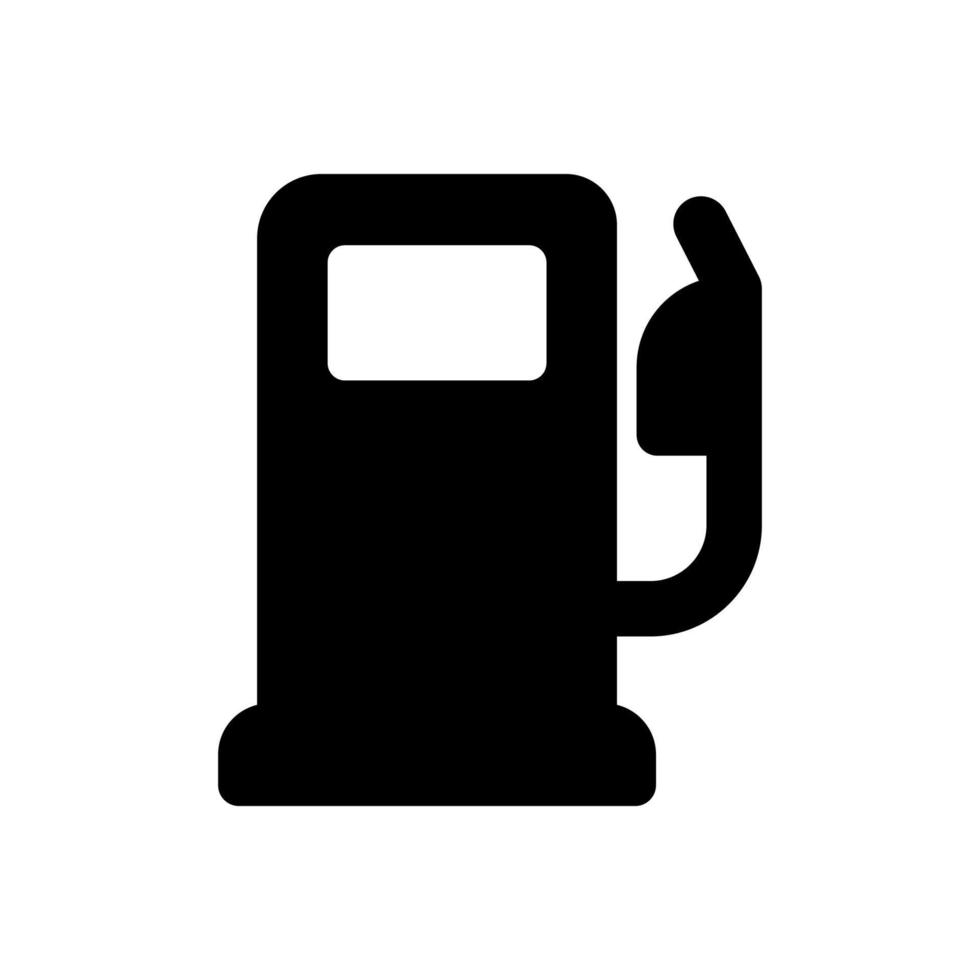 gas- station icoon, verkeer pictogram.vector gas- station. illustratie in wit achtergrond vector