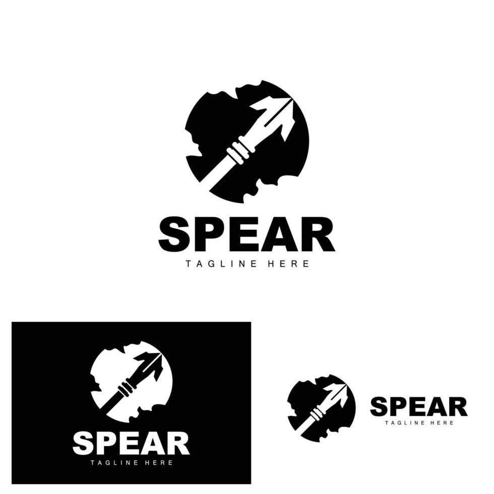 speer logo, lang reeks het werpen wapen doelwit icoon ontwerp, Product en bedrijf merk icoon illustratie vector