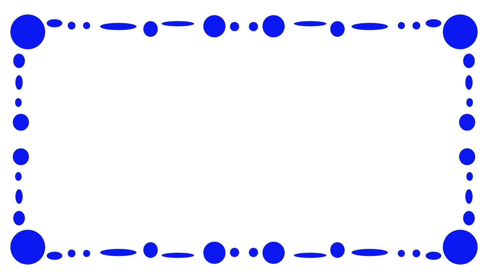 abstract achtergrond met een blauw kader vector