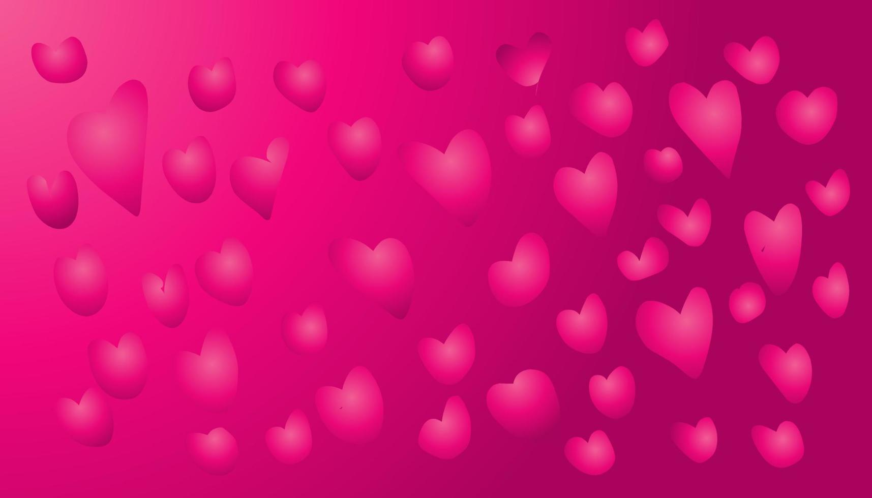 roze helling abstract illustratie achtergrond met veel van liefde afbeeldingen vector