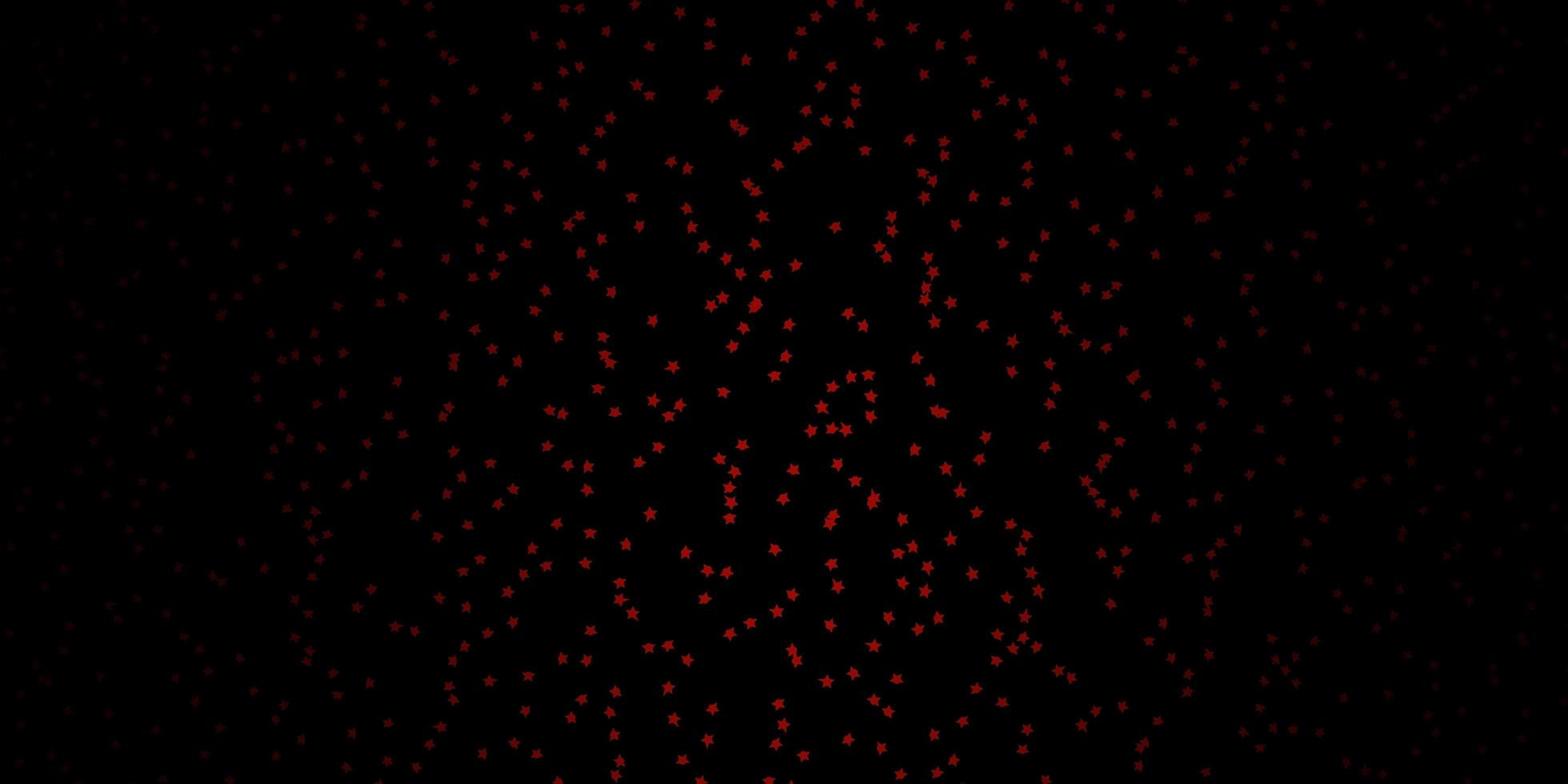 donkerrode vector achtergrond met kleurrijke sterren.