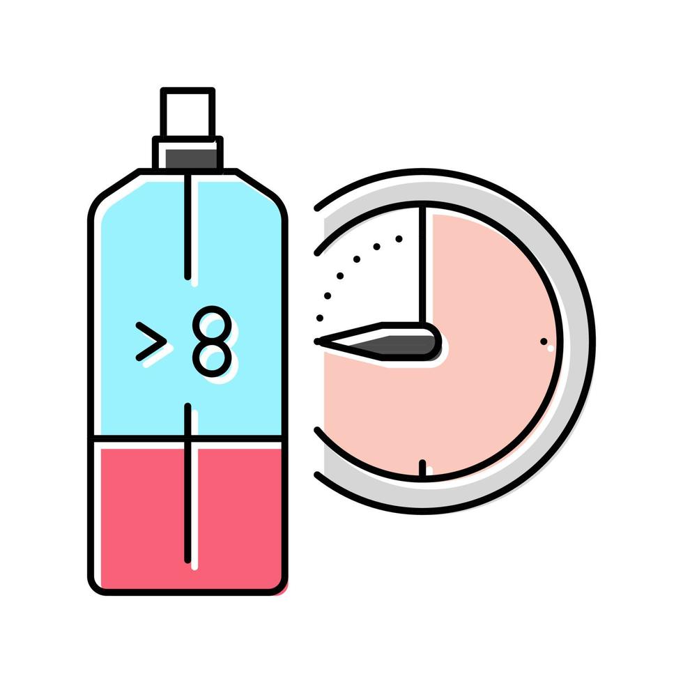 parfum kunstmatig kleur icoon vector illustratie