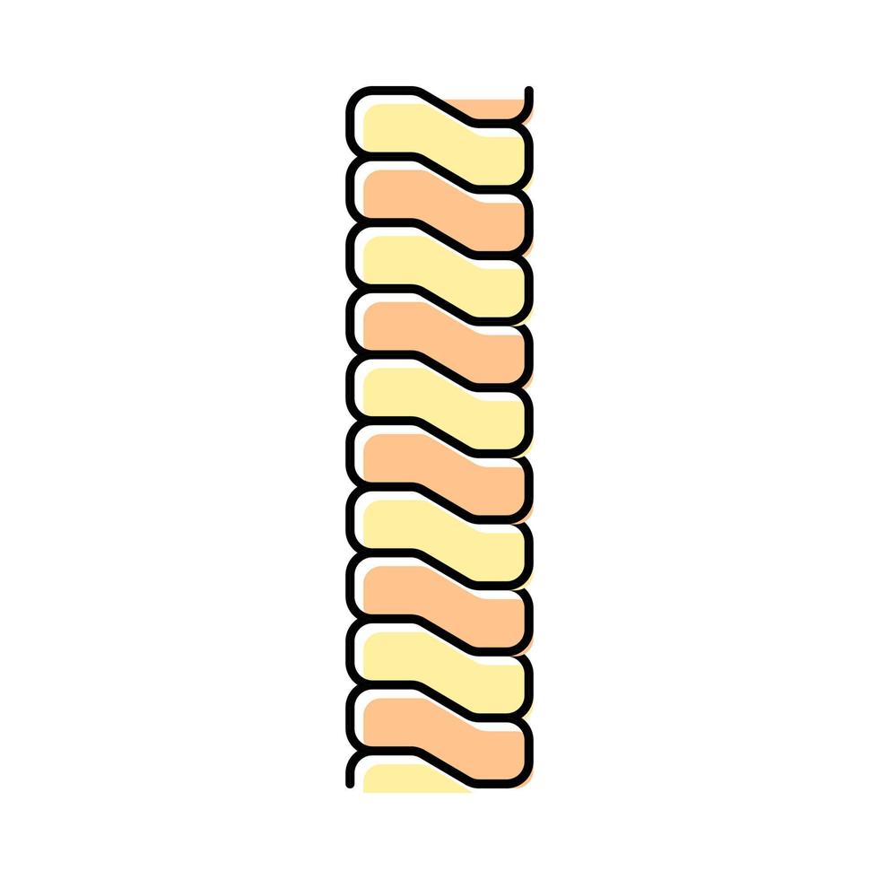 slang keten kleur icoon vector illustratie