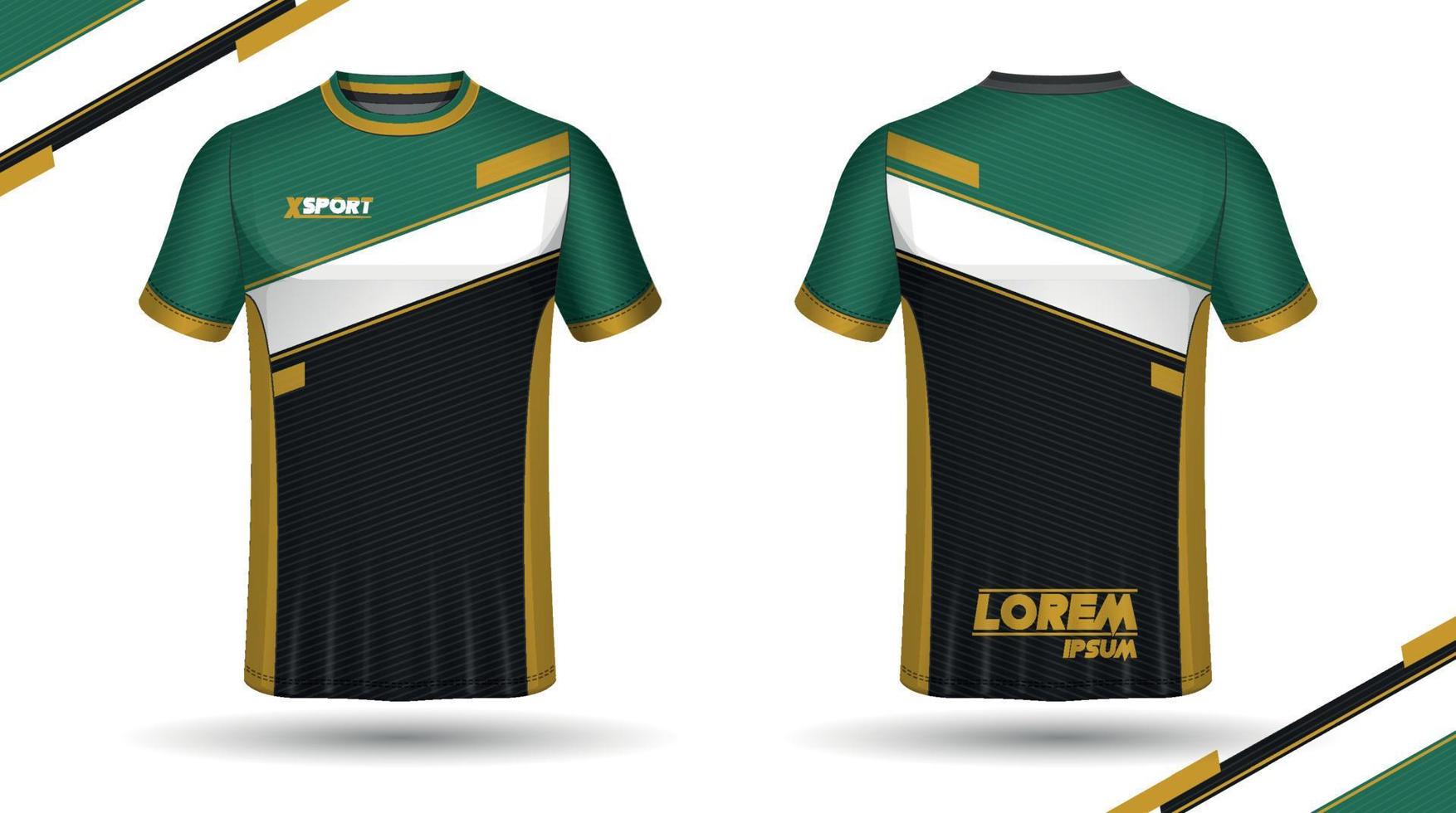 voetbal Jersey ontwerp voor sublimatie, sport t overhemd ontwerp vector