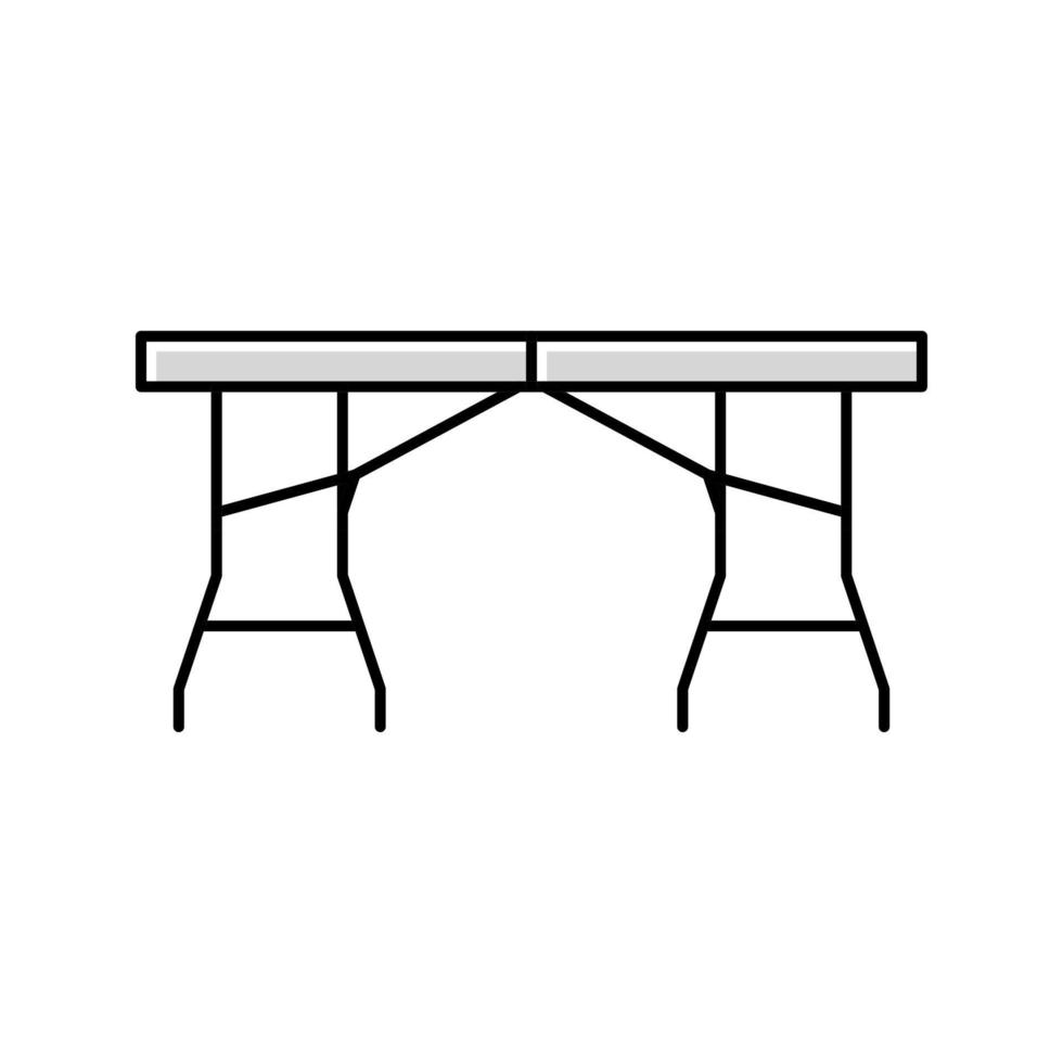 klaptafel kleur pictogram vectorillustratie vector