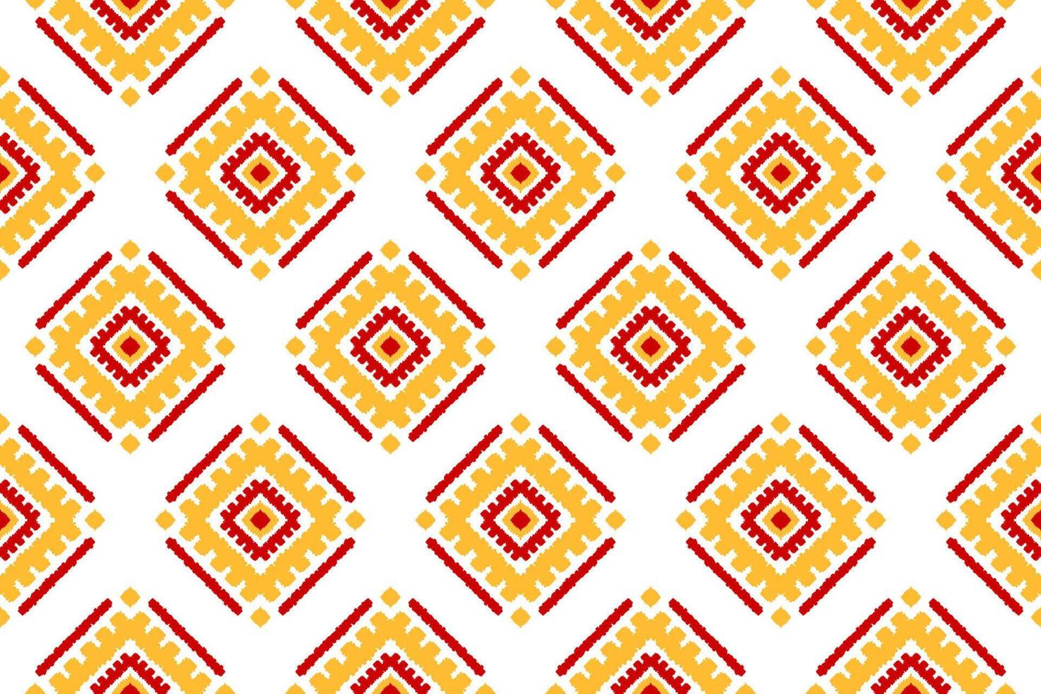 etnisch ikat naadloos patroon in stam. aztec meetkundig etnisch ornament afdrukken. ikat patroon stijl. vector