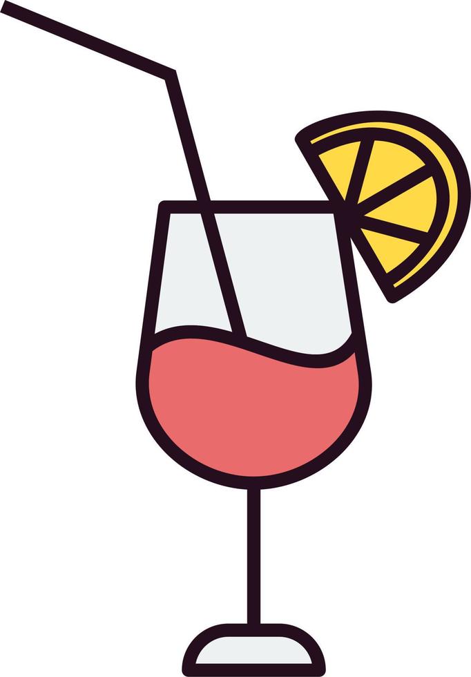 cocktail vector pictogram