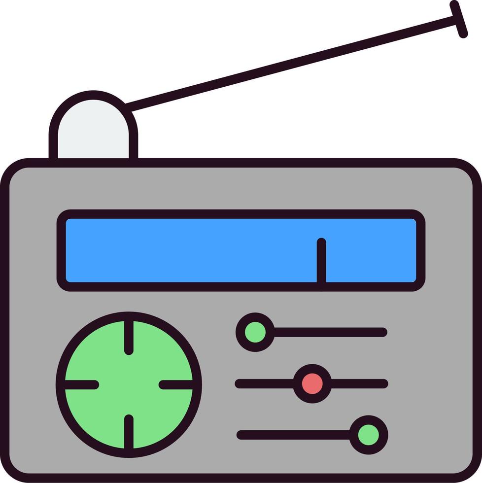 radio vector pictogram