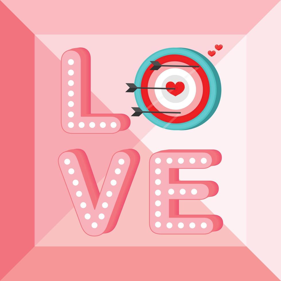 valentijnsdag dag achtergrond met hart ballon, liefde en lucht. vector
