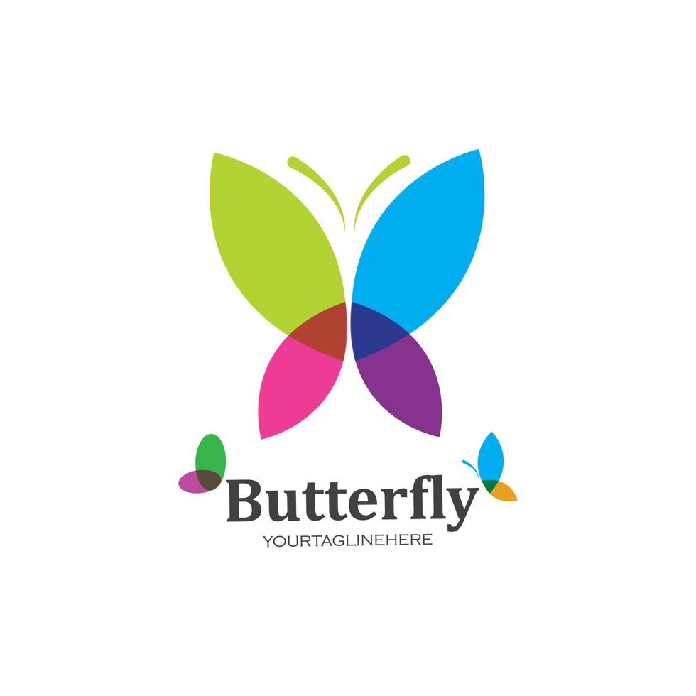vlinder illustratie vector ontwerp