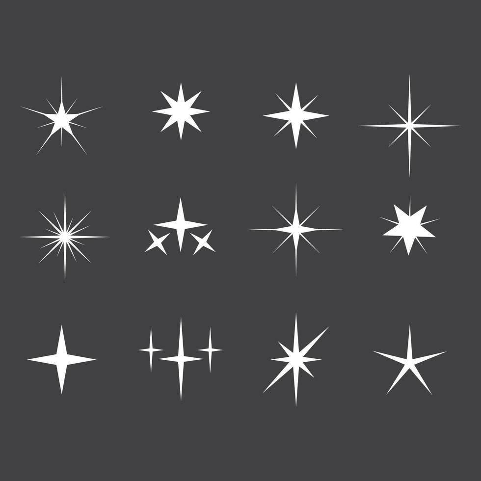 fonkeling licht ster vector illustratie ontwerp