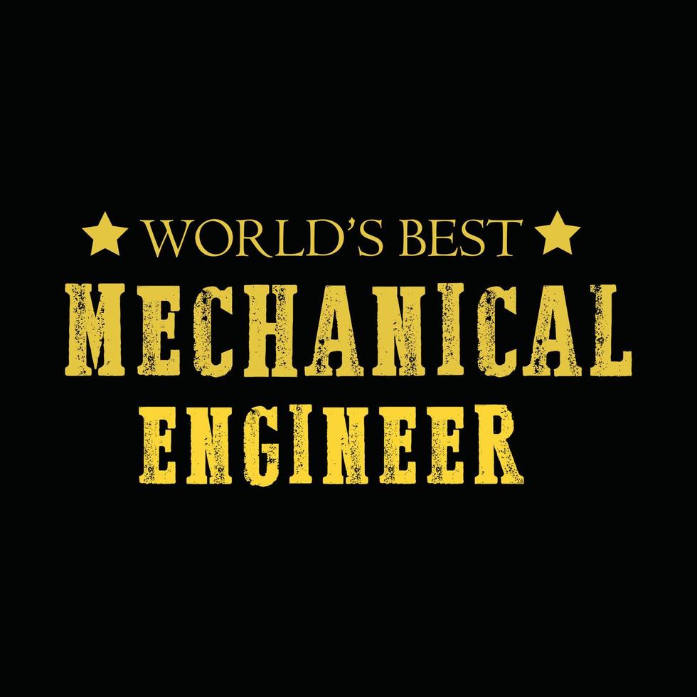 mechanisch ingenieur t-shirt ontwerp vector