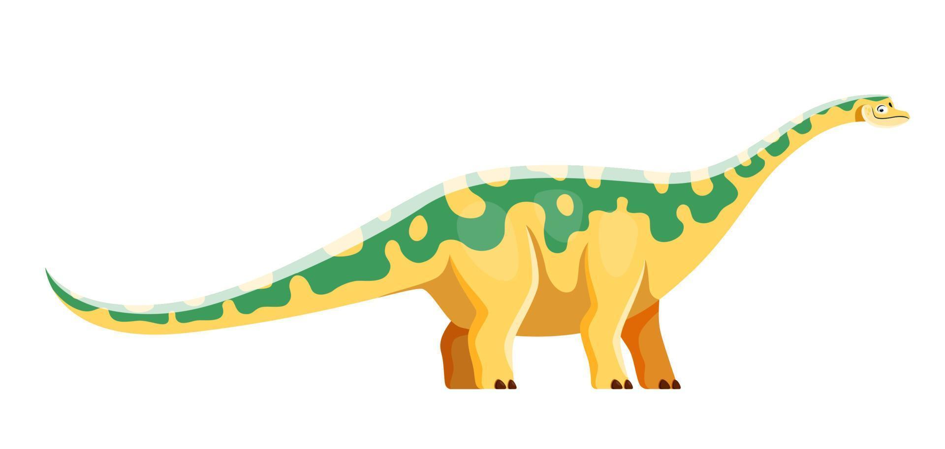 tekenfilm opisthocoelicaudia dinosaurus karakter vector