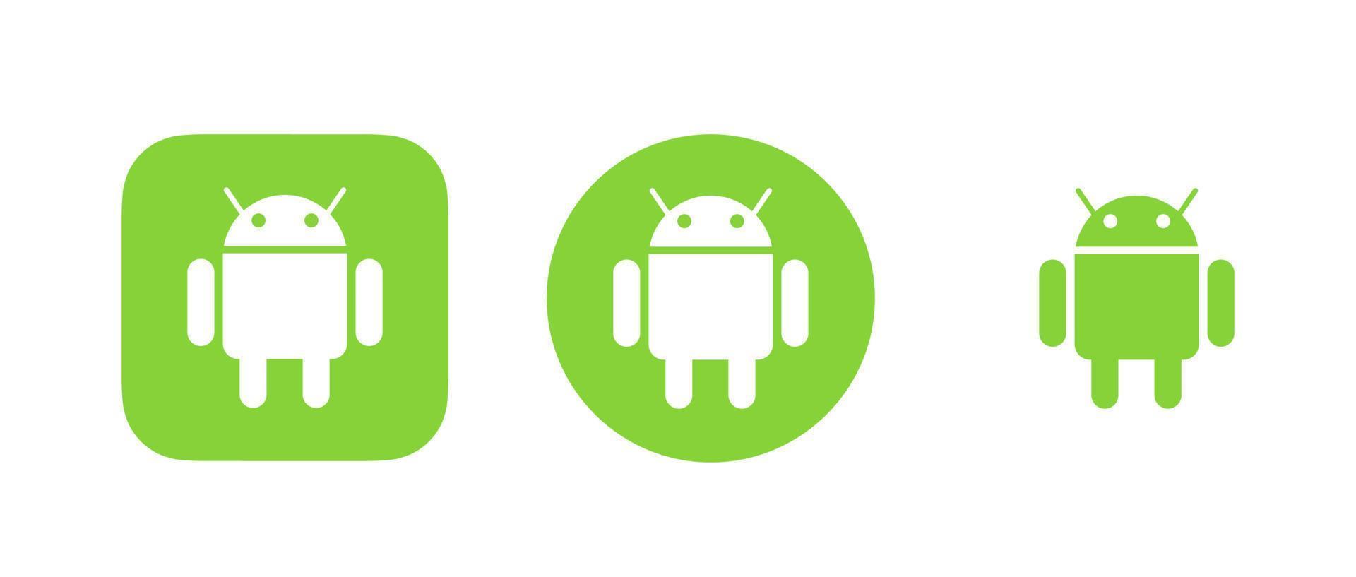 android logo vector, android icoon vrij vector