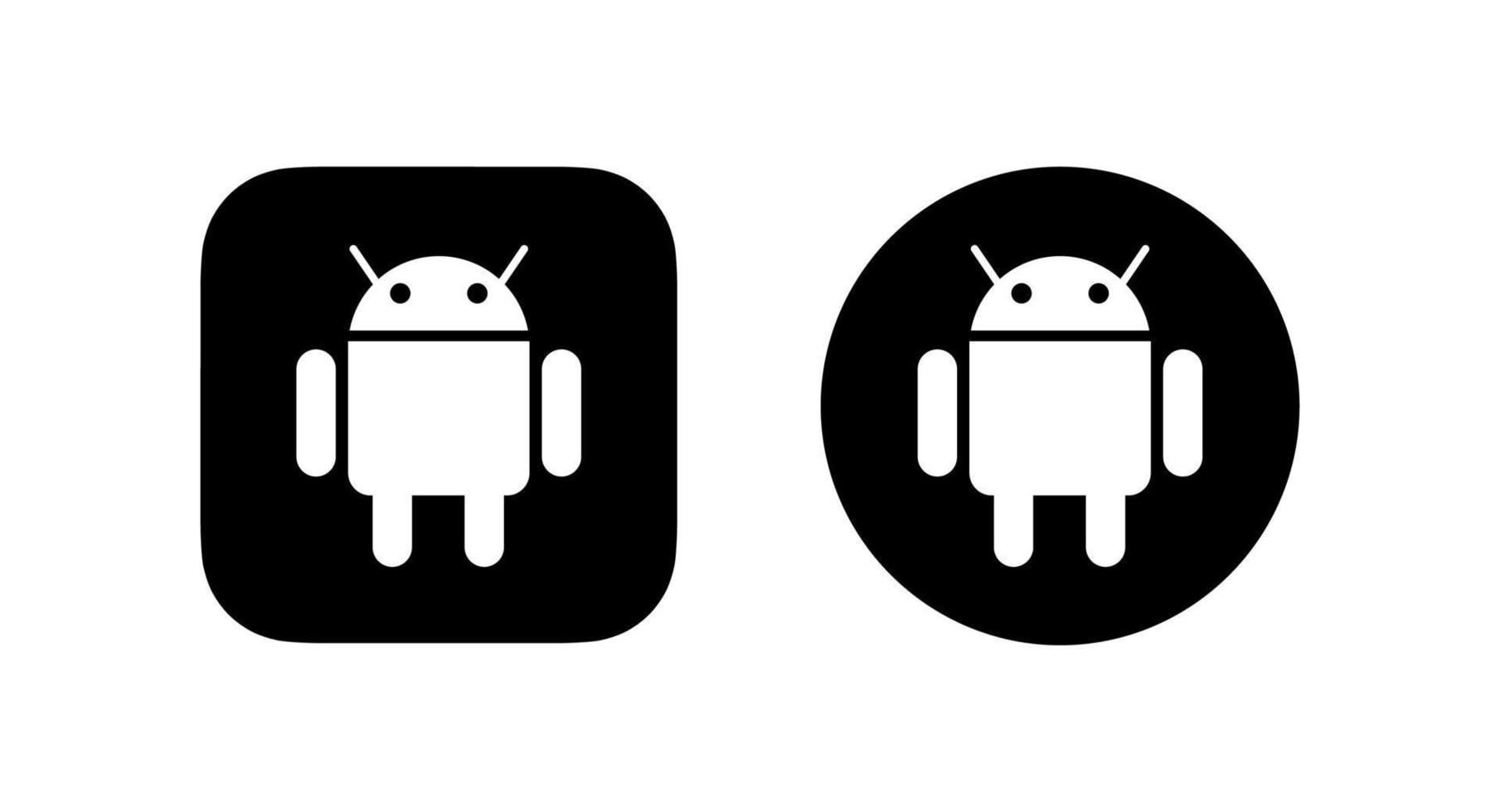 android logo vector, android icoon vrij vector